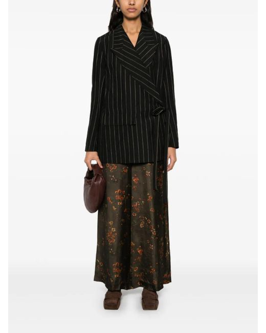 Uma Wang Black Striped Blazer