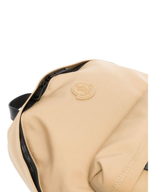 Moncler Natural New Pierrick Logo-patch Backpack for men