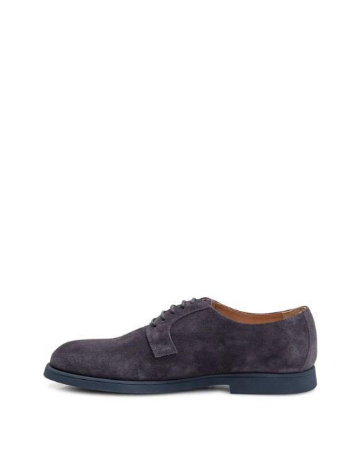 Doucal's Oxford-Schuhe Aus Wildleder in Blue für Herren