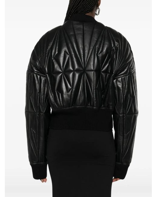 Moncler Black Quilted Zip Jacket