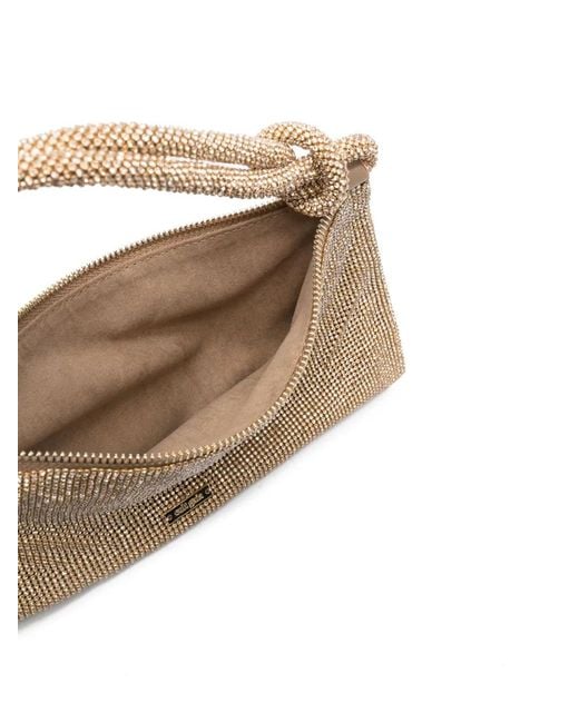 Cult Gaia Natural Hera Nano Crystal-Embellished Tote Bag
