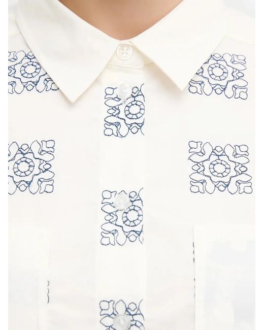 Mos Mosh White Mmweina Printed Shirt