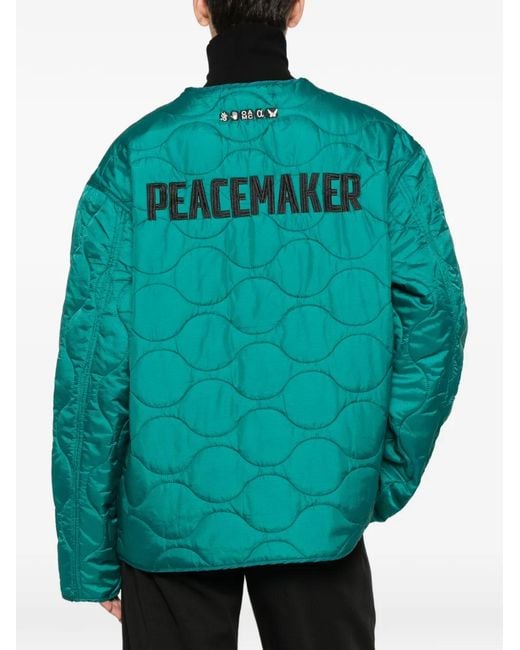 OAMC Green Quilted Jacket for men
