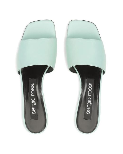 Sergio Rossi White Si Rossi Sandals