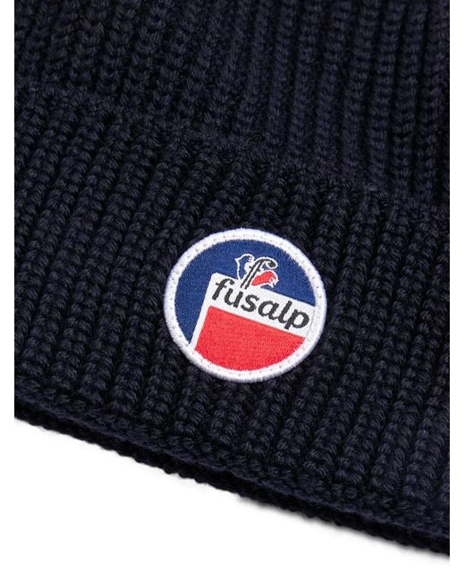 Fusalp Blue Cosmic Beanie Hat