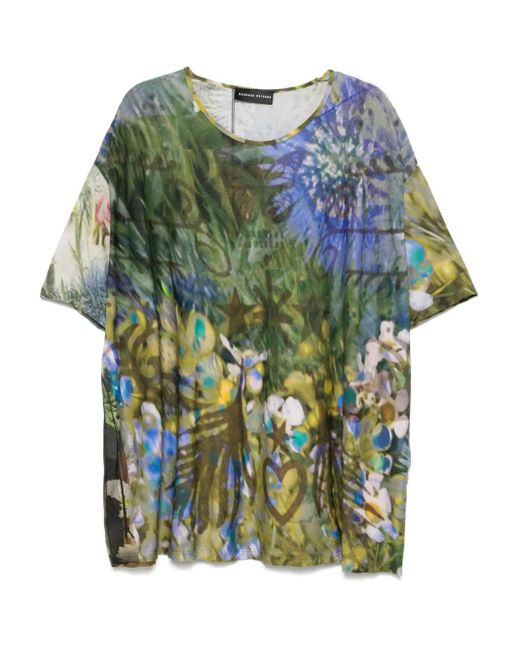 BARBARA BOLOGNA プリント Tシャツ Green