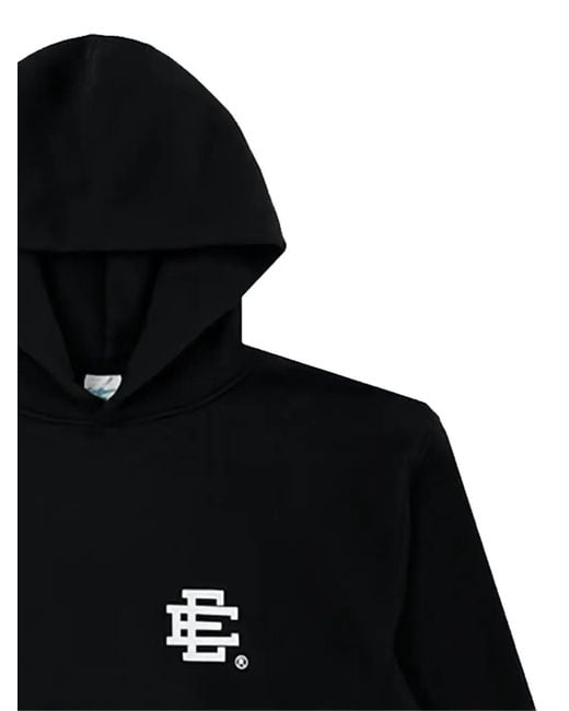 Eric Emanuel Black Ee Basic Logo-Print Hoodie for men