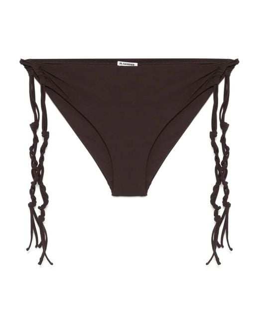 Jil Sander Brown Tangle Bikini Bottoms