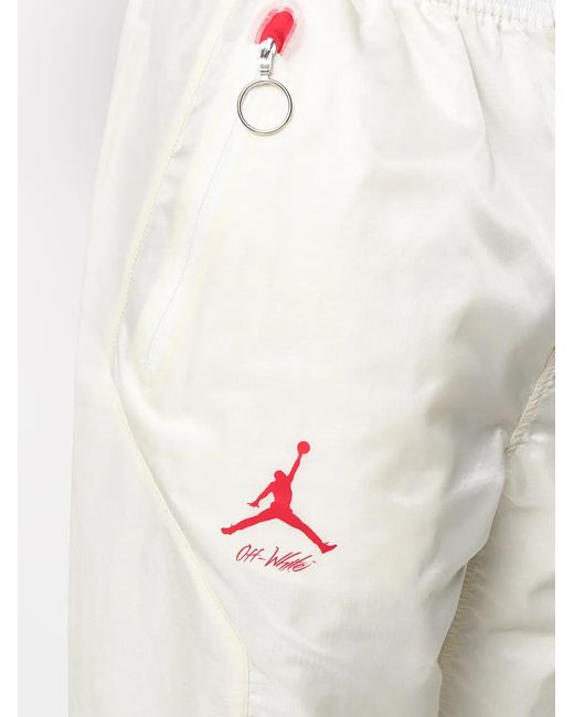 NIKE X OFF-WHITE Multicolor Logo-Print Track Pants for men