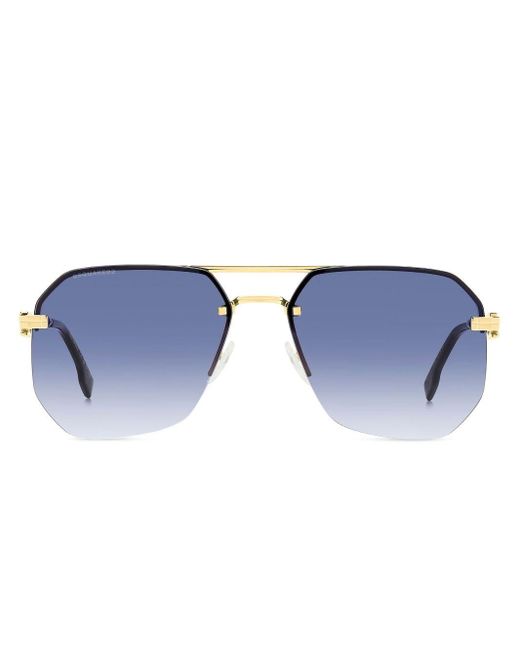 DSquared² Blue Hype Navigator-frame Sunglasses for men