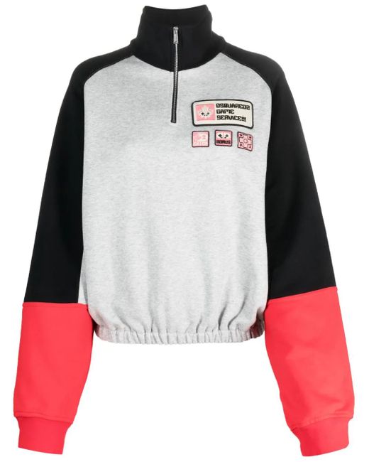 Pull À Patch Logo DSquared² en coloris Red