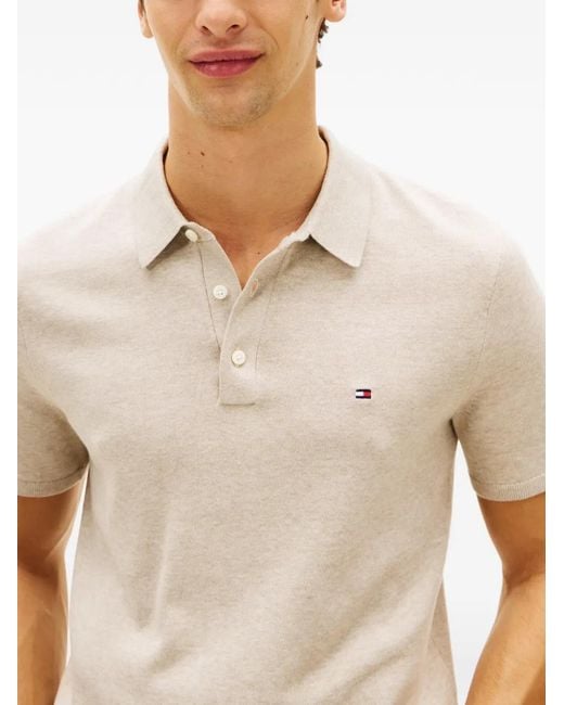 Tommy Hilfiger White Polo À Manches Courtes for men