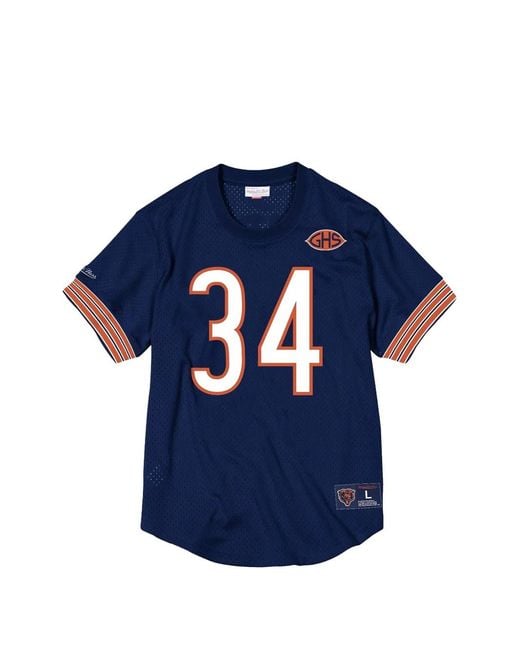 Mitchell & Ness Blue Walter Payton T-Shirt for men