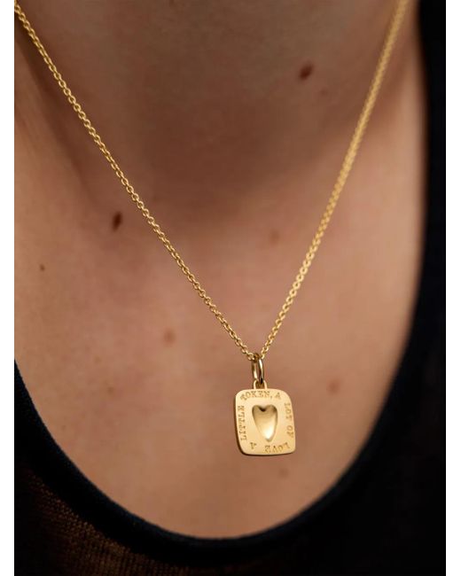Colgante GP Love Token Monica Vinader de color Brown