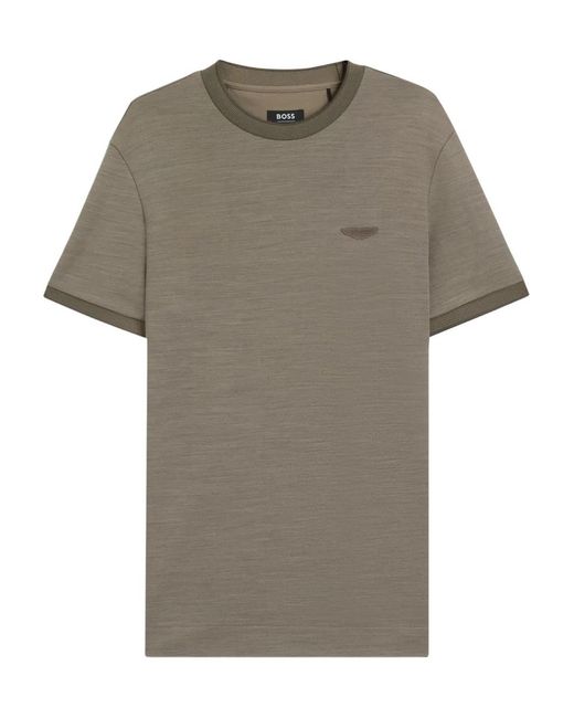 Boss Gray X Aston Martin T-Shirt À Logo for men