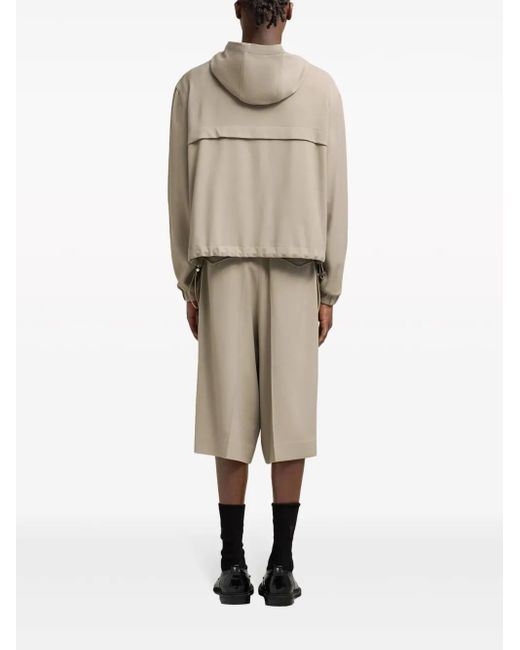 AMI Natural Hooded Windbreaker