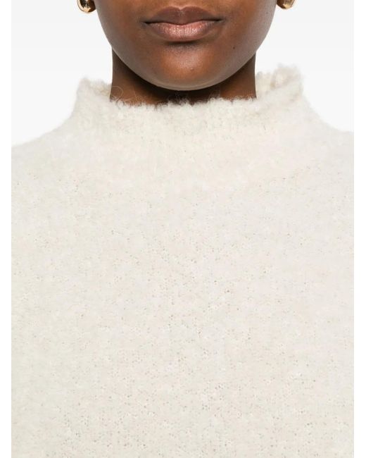 Maglione A Collo Alto di Antonelli in White