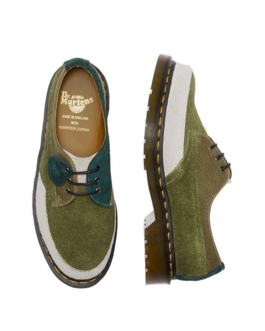Dr. Martens Green 1461 Derby Shoes for men