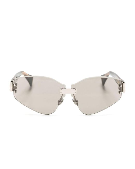 Vivienne Westwood Brown Jordan Rimless Angular-frame Sunglasses for men