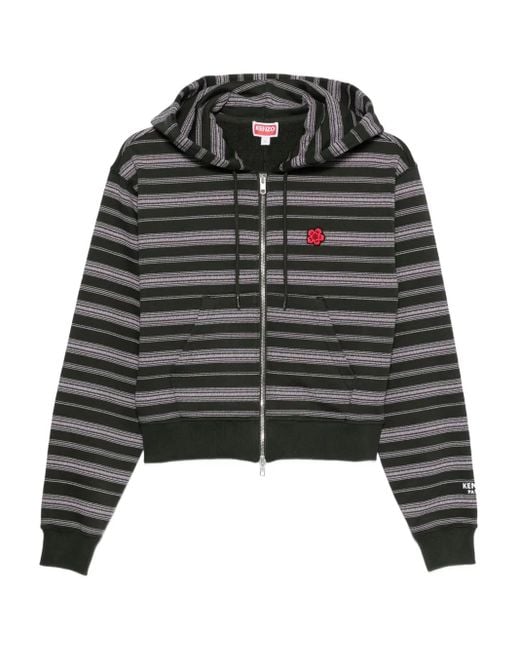 KENZO ストライプ パーカー Black