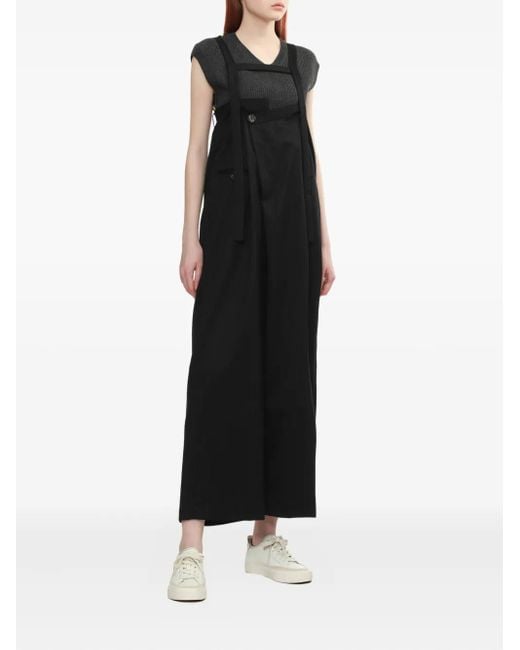 Enfold Black Ribbed V-Neck Sleeveless Vest