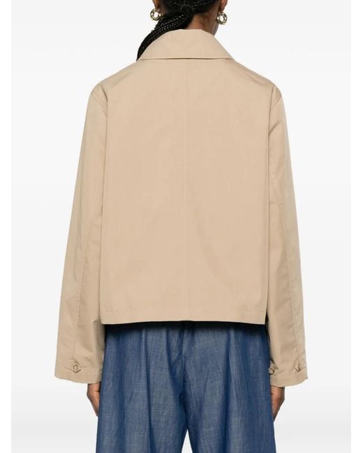 Ottod'Ame Natural Patch-Pocket Buttoned Jacket