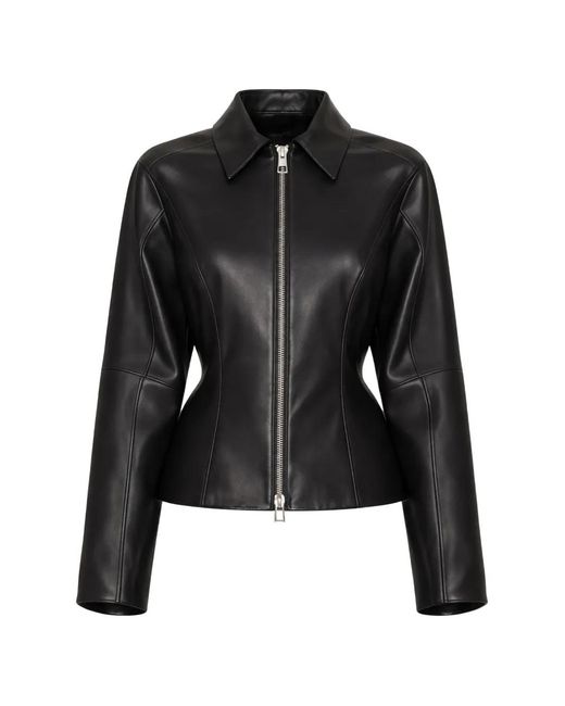 The Sei Black Veste À Fermeture Zippée