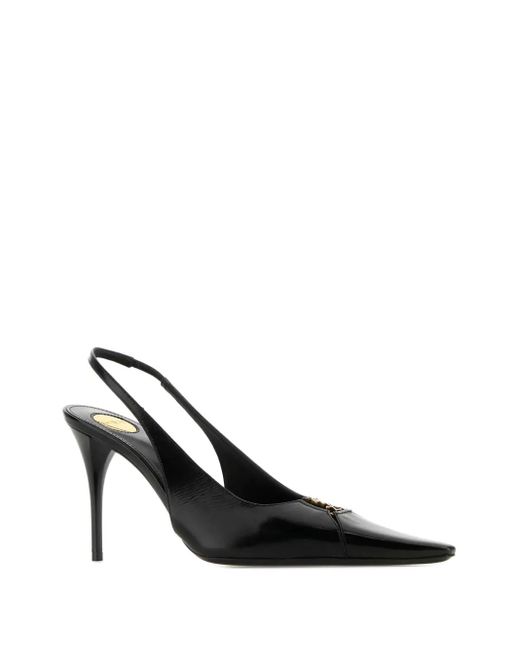 Saint Laurent Black 90Mm Babylone Pumps
