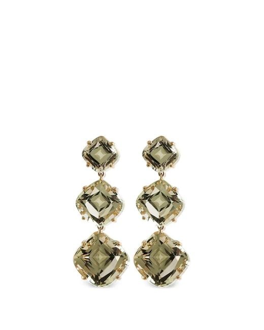 Goshwara Metallic Prasiolite Earrings