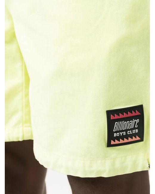 BBCICECREAM Yellow Logo-patch Shorts for men