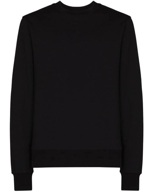 Felpa taglio comodo di Y-3 in Black da Uomo