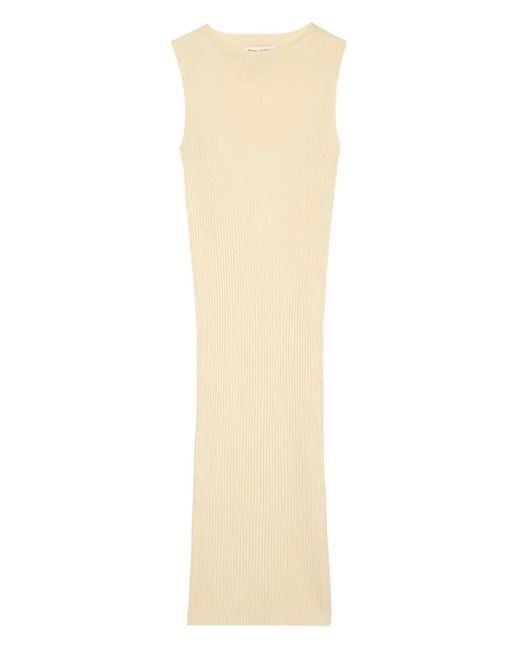 Marc O' Polo White Knitted Midi Dress