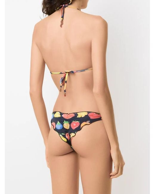 Amir Slama White Two-Piece Bikini Set