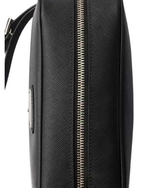 Prada Clutch aus Saffiano-Leder in Black für Herren