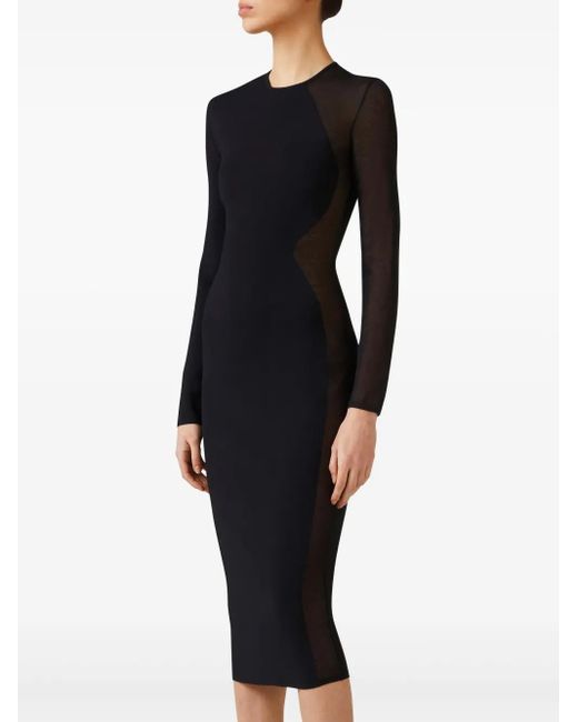 Stella McCartney Black Miracle Midi Dress
