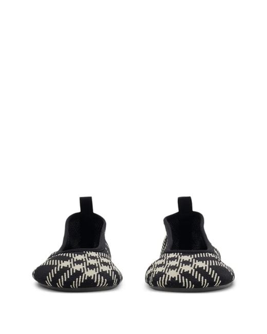 Burberry Black Flat Shoes