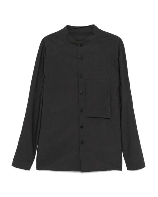 Camisa De Algodón DEVOA de hombre de color Black