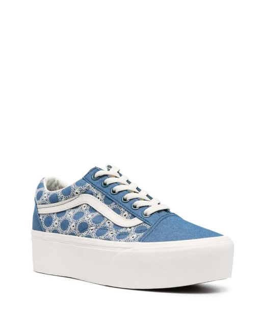 Vans Blue Old Skool Stackform Sneakers