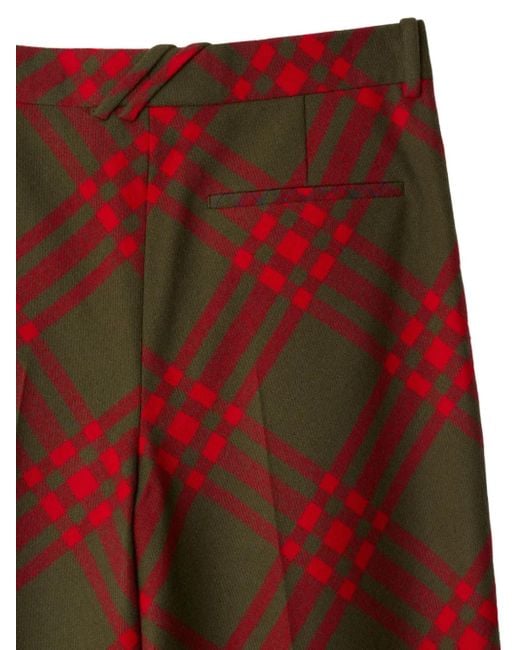 Burberry Klassische Hose Mit Karomuster in Red für Herren