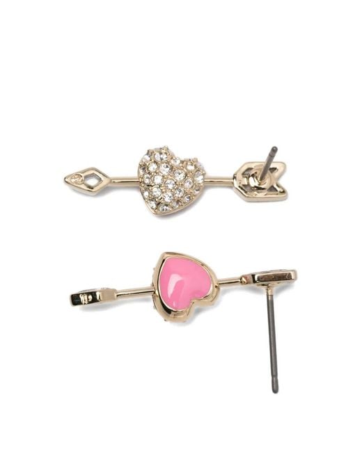 Swarovski White Arrow-Shape Earrings