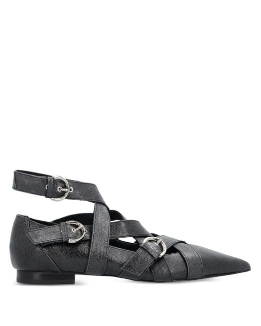 Pinko Black Flat Shoes