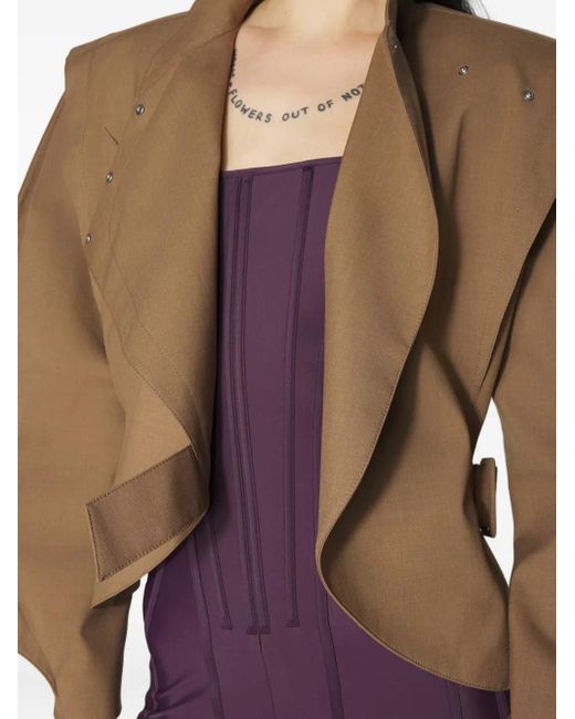 Combinaison À Détail De Corset Mugler en coloris Purple