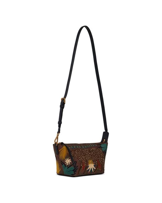 Etro Brown Mini X Tabby Booth Arnica Crossbody Bag