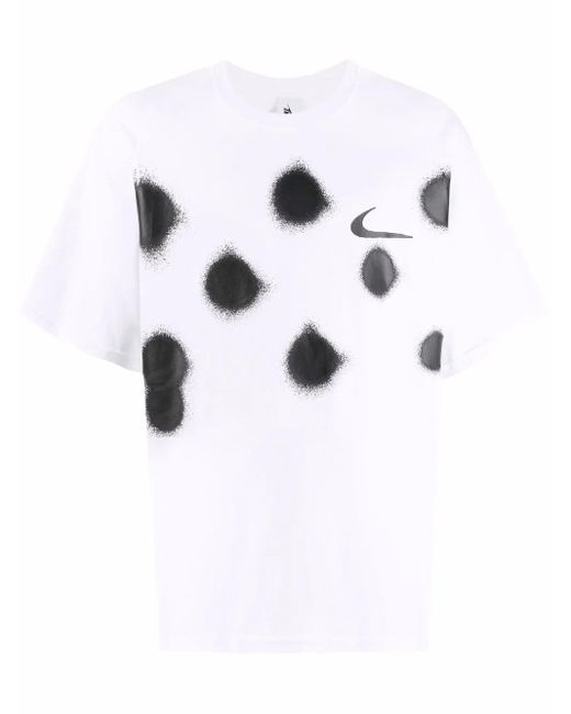 NIKE X OFF-WHITE White Iss Cotton T-Shirt for men