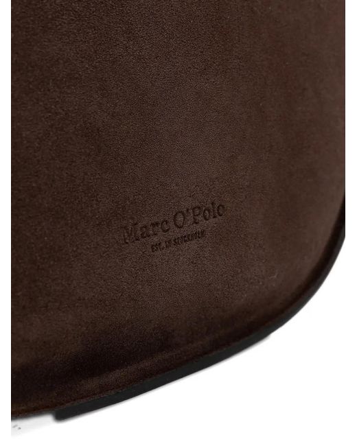 Marc O' Polo Brown Medium Hobo Zip Shoulder Bag
