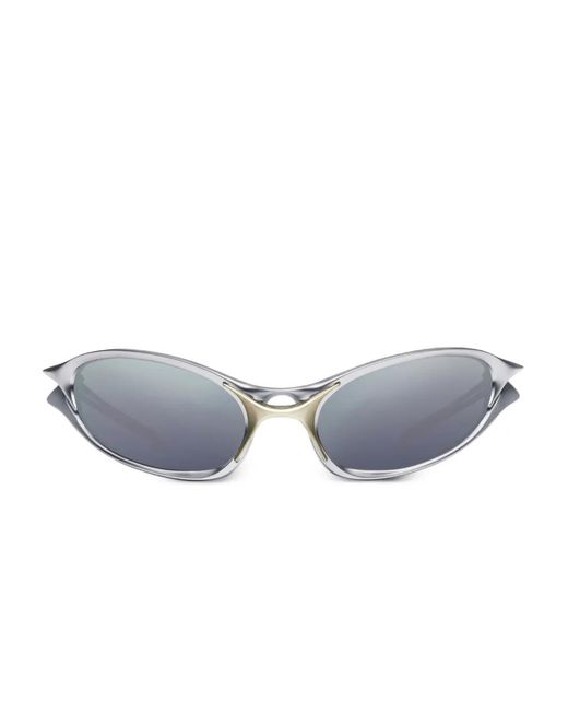 Gentle Monster Gray Species Msv2 Geometric Sunglasses