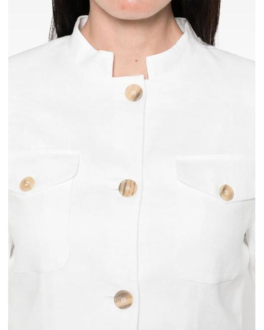 Semicouture White Leyere Jacke