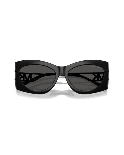 Michael Kors Black Rectangle-Frame Sunglasses