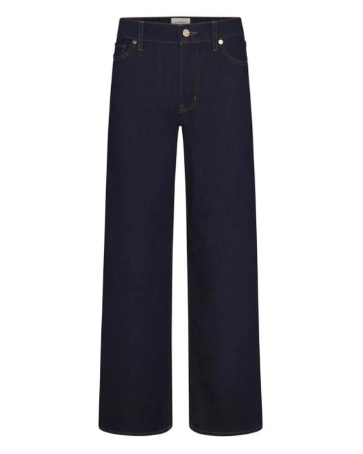 FRAME Blue Five-Pocket Denim Jeans