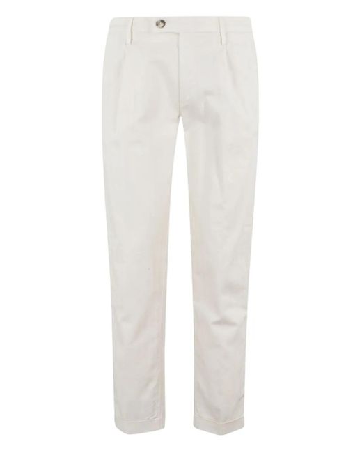 Re-hash White Cotton Chinos for men